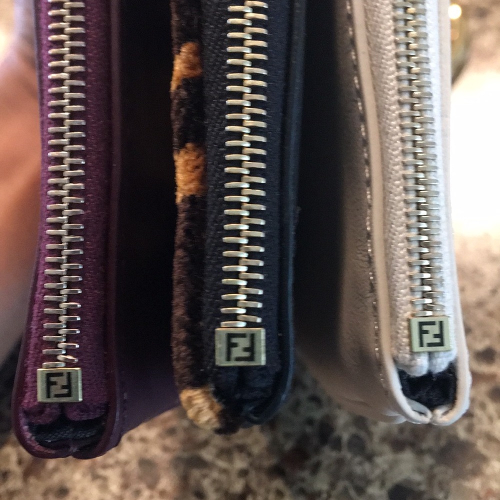 NWOT Fendi Tripletted Zucca Pouch - Picture 8 of 14